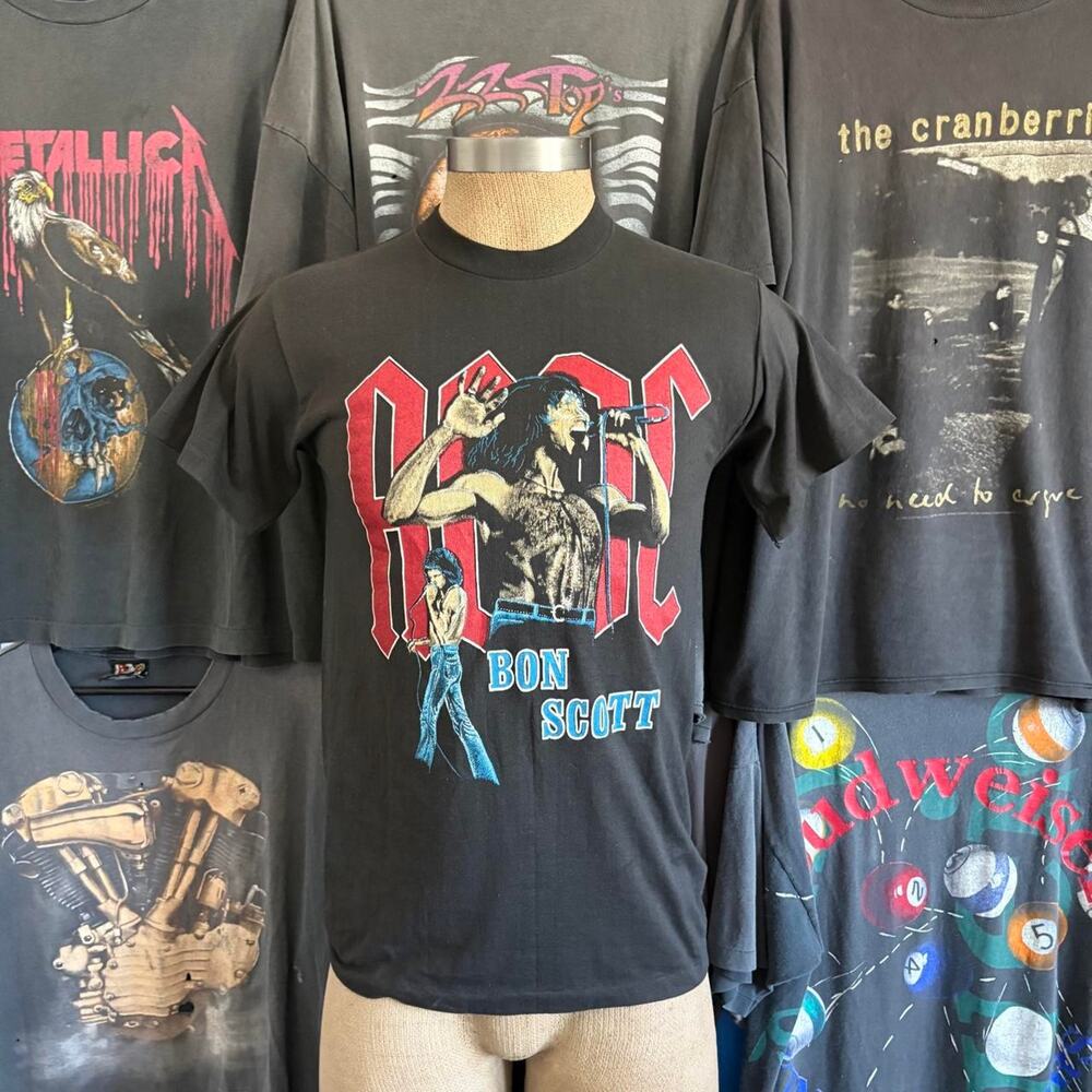 Vintage Rare 1970s AC/DC if you want blood T-Shirt